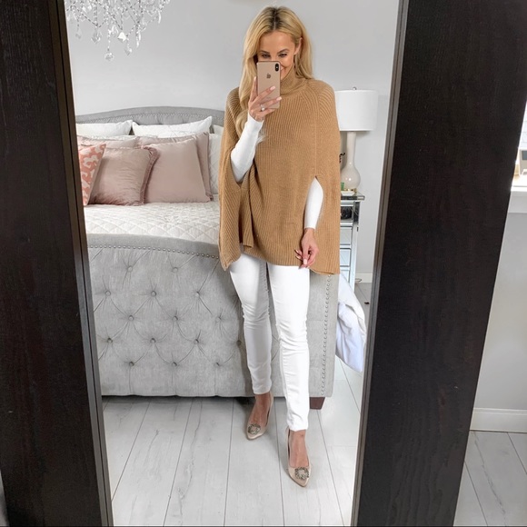 Camel Cloak Turtleneck Sweater - Picture 8 of 8